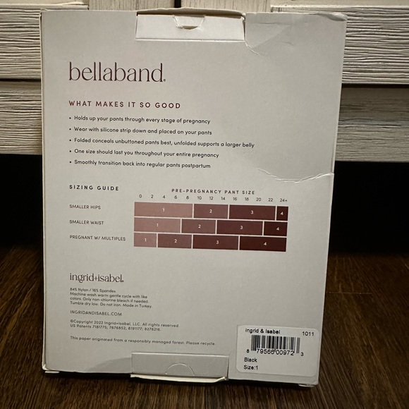 BELLABAND® - THE ORIGINAL PREGNANCY BELLY BAND - Picture 2 of 2
